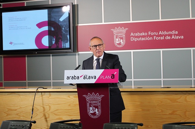 Arabako Foru Aldundiak COVID-19aren ondoren ekonomia suspertzeko egindako planak 29 milioi euro mugiaraziko ditu Arabako Foru Aldundiak COVID-19aren ondoren ekonomia suspertzeko egindako planak 29 milioi euro mugiaraziko ditu