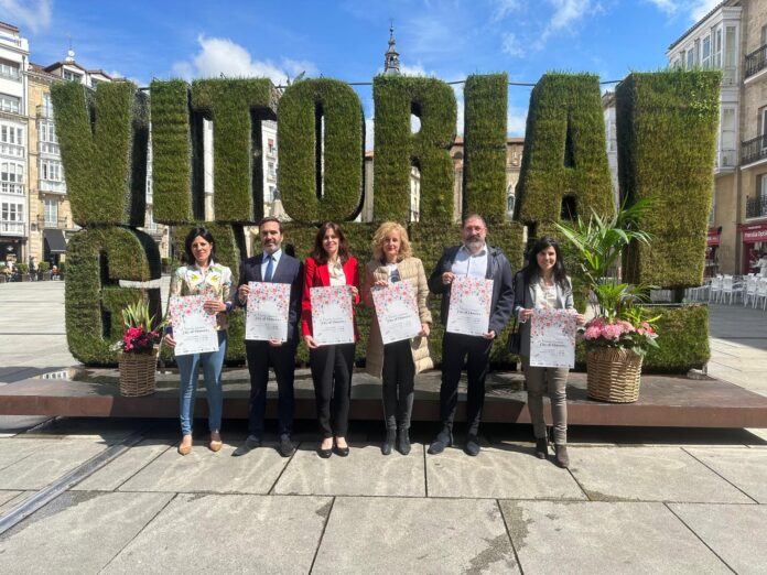 Javier Hurtado sailburuak tokiko merkataritzak gure hirietako bizitzan duen garrantzia nabarmendu du Gasteizko Loreen Jaialdiaren aurkezpenean