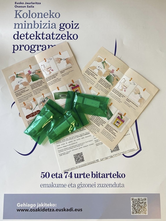 Arranca el programa de cribado de cáncer de colon y recto de Osakidetza