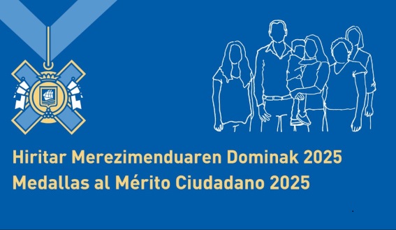 116 pertsonek aurkeztu dute 2025eko Hiritar Merezimenduaren Dominetarako hautagaitza