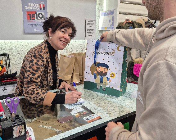 Gabonetako erosketa-bonuen kanpaina berria Ekialdeko Barrutiko saltokietan