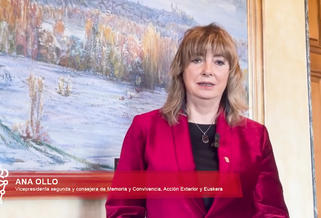 Ana Ollok euskara «balio erantsi» gisa nabarmentzen du anitza den eta munduari irekia dagoen Nafarroan
