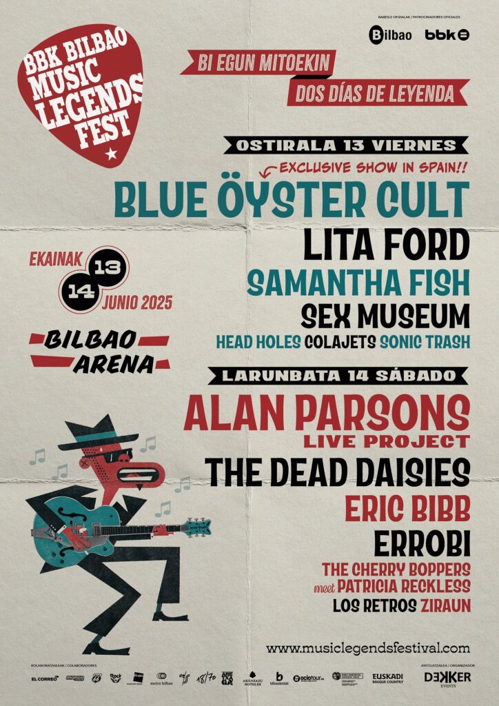 El BBK Bilbao Music Legends Fest cierra su cartel y pone las entradas a la venta