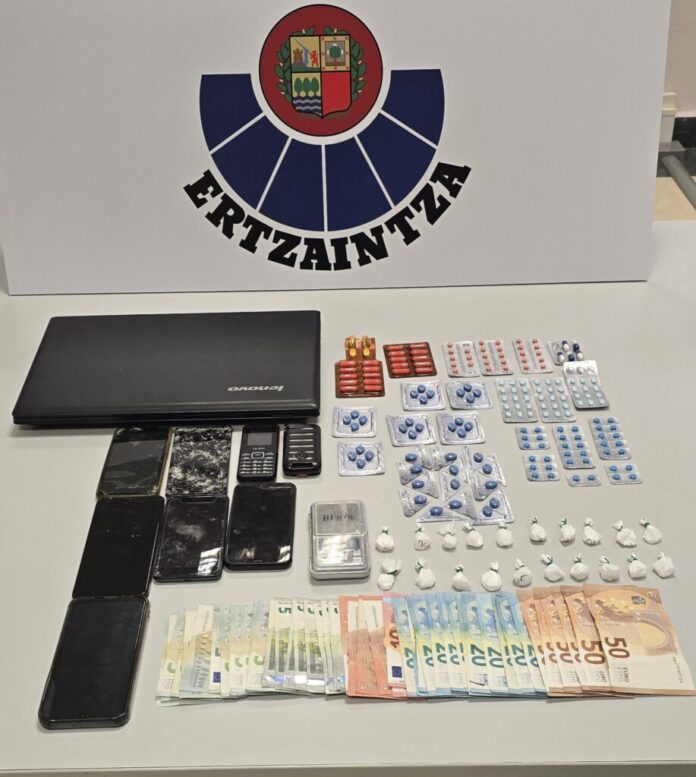 Detenido en Eibar en posesión de cocaína y diversos medicamentos