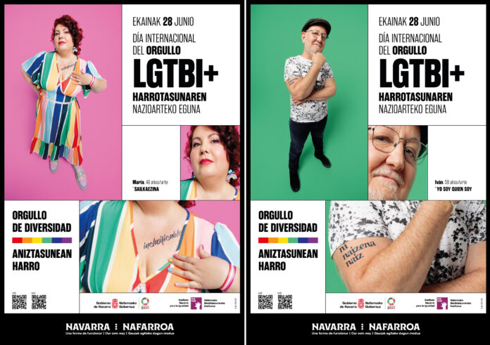 Nafarroako Gobernuak berdintasunarekiko, aniztasunarekiko eta identitate guztien ikusgarritasunarekiko konpromisoa berritu du LGTBI+ Harrotasun Egunaren aurrean