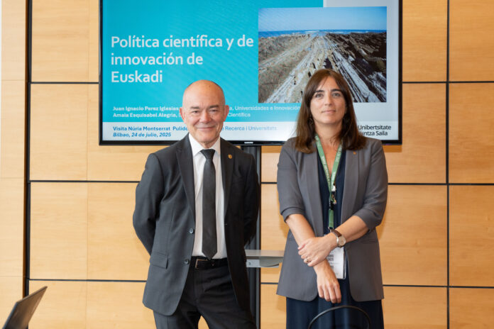 Pérez Iglesias Generalitateko Ikerketa eta Unibertsitate sailburuarekin bildu da