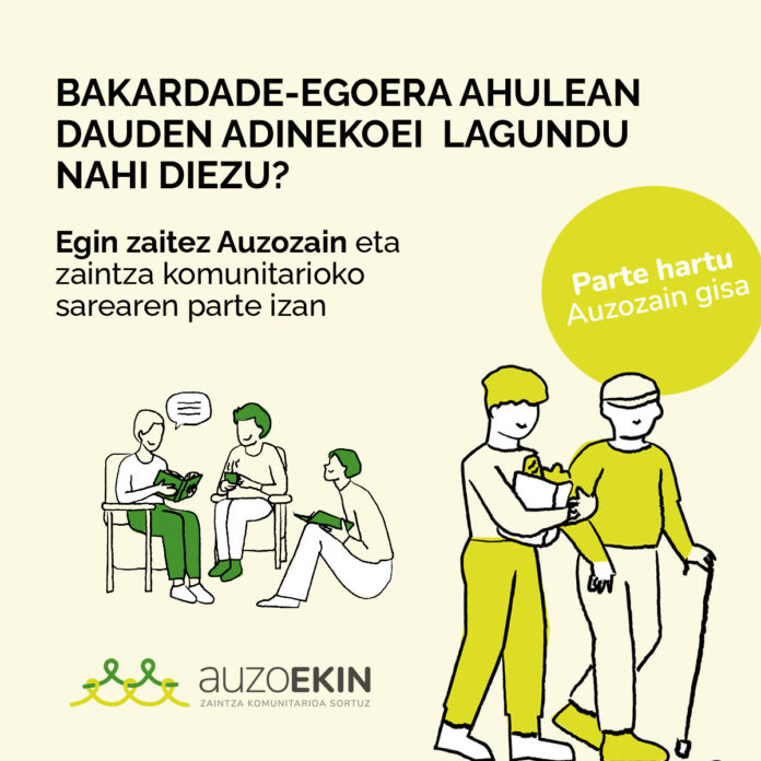 Zaintza komunitarioan eragitzeko ‘Auzozain’ egitasmoan parte hartzeko deialdia Hondarribian