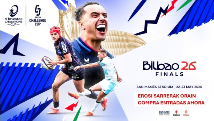 EPCR Challenge Cup 2026 finalerako eta Investec Champions Cup 2026 finalerako sarrerak bihar jarriko dira salgai