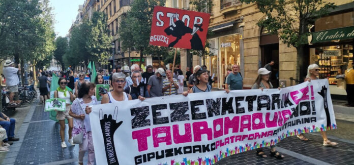 La Plataforma Gipuzkoa Antitaurina se manifestará este sábado para exigir que Illunbe no acoja espectáculos taurinos
