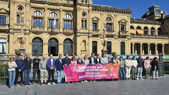 El Ayuntamiento de Donostia condena la última agresión sexual ocurrida en la ciudad