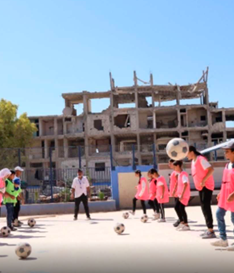 La Fundación Athletic Club y UNRWA Euskadi impulsan la educación física para 8.000 niños refugiados palestinos