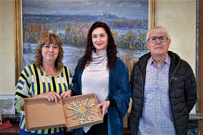 Ollo lehendakariordeak Maria Fernanda Garcia Txileko Memoriaren eta Giza Eskubideen Museoko zuzendaria hartu du