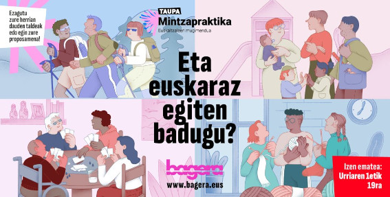 Zabalik ‘Mintzalaguna’ egitasmoan izena emateko epea