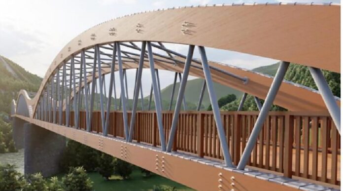 La construcción de la nueva pasarela peatonal y ciclable de Arbuio en Alonsotegi sobre el río Kadagua comenzará en diciembre