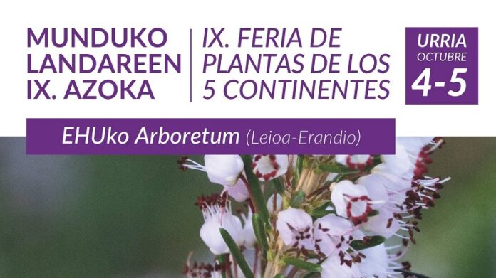 5 Kontinenteetako Landareen IX. Azokak marka hautsiko du 51 erakustoki jarrita EHUko Arboretumean