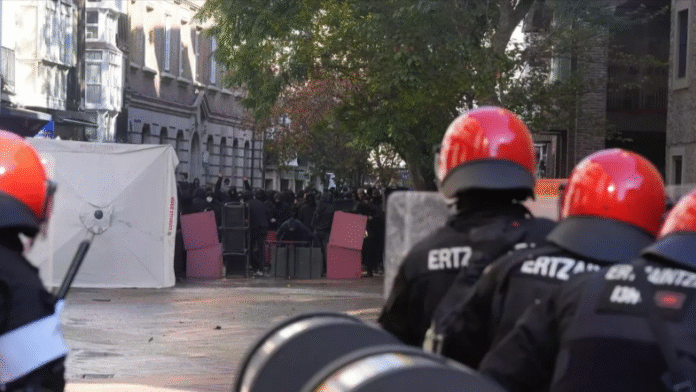 Un joven denuncia haber recibido el impacto de una pelota de foam en la cara en los incidentes de Vitoria-Gasteiz 