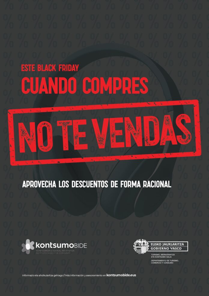 Kontsumobidek modu arrazionalean kontsumitzea aholkatzen du Black Friday honetan
