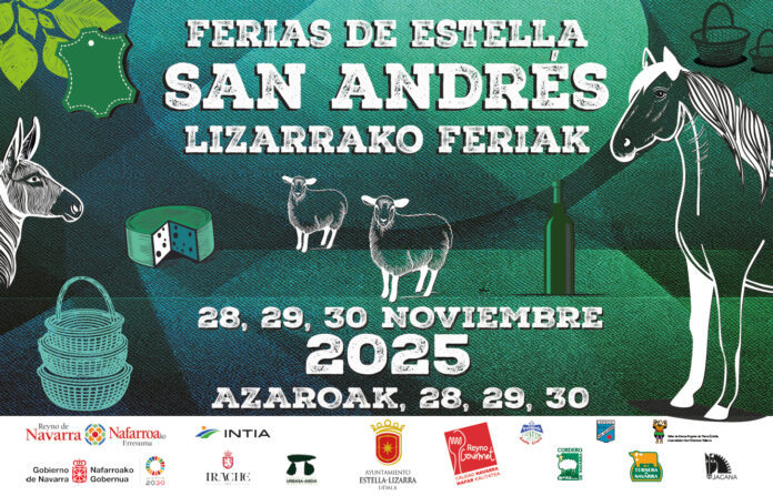 ¡Disfruta este finde de la Feria de San Andrés de Estella-Lizarra!