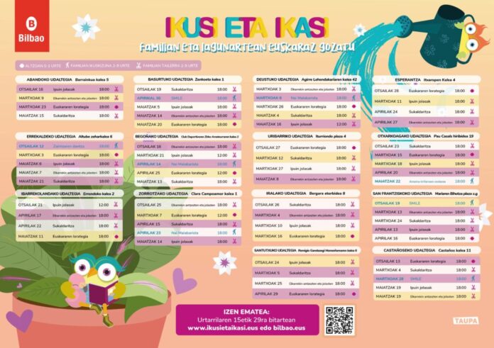 El Ayuntamiento de Bilbao abre el plazo de inscripción de Ikusi eta Ikasi