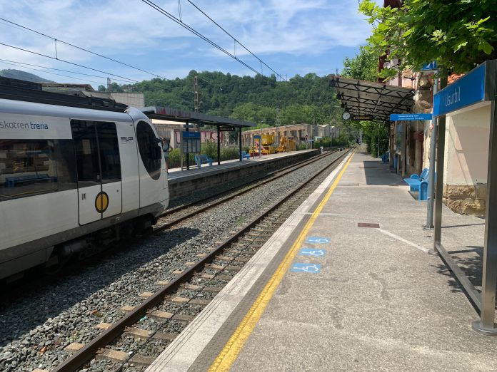 Hendaia eta Pasaia arteko Euskotreneko trenak gaur egungoa ez den beste nasa batetik hasiko dira zirkulatzen datorren astetik aurrera