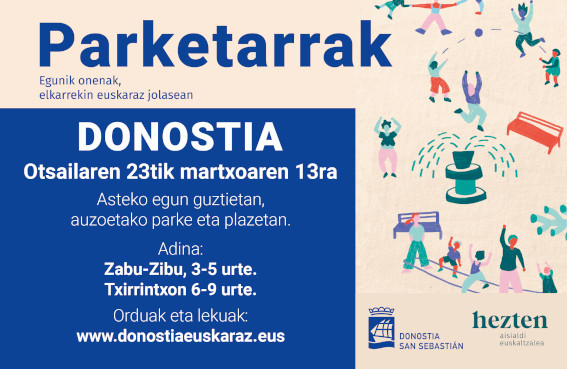 Euskaraz jolasean aritzeko, Parketarrak egitasmoa