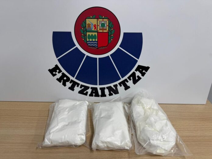 Dos detenidos en Donostia con 2,5 kilos de speed tras una intervención policial en el centro de la ciudad