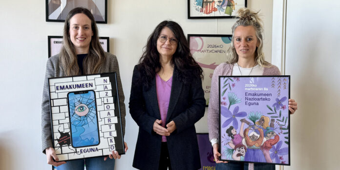 Izaro Mariezkurrenak irabazi du Zarauzko Emakumeen Nazioarteko Eguneko kartel lehiaketa
