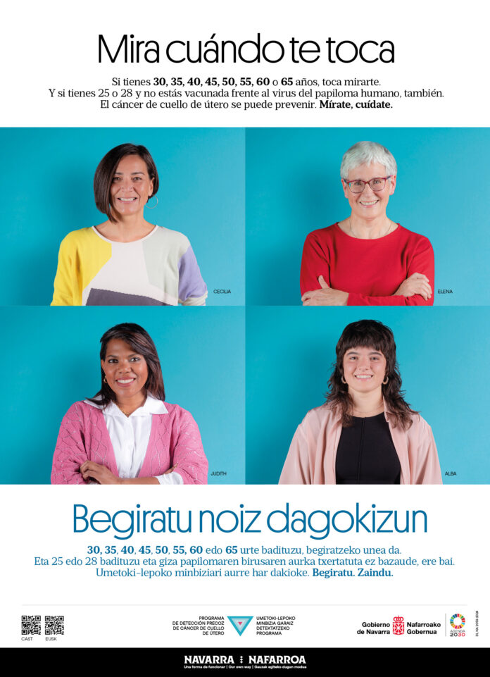 Osasun Departamentuak 38.000 emakume inguru gonbidatuko ditu aurten Umetoki-lepoko Minbizia Goiz Detektatzeko Programan parte hartzera, eta lehen aldiz 25 eta 28 urteko emakumeak sartuko ditu